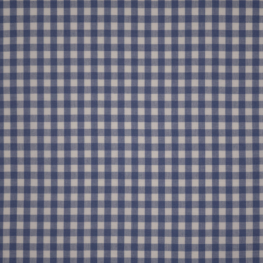 MAXWELL FABRICS  DRAPERY,MULTI-STRIPE,CHECK  # 124 FRENCH BLUE   - VC4124