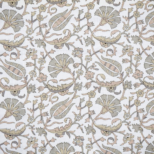 MAXWELL FABRICS  DRAPERY,MULTI- PATTERN  # 646 PEAT   - BEW646