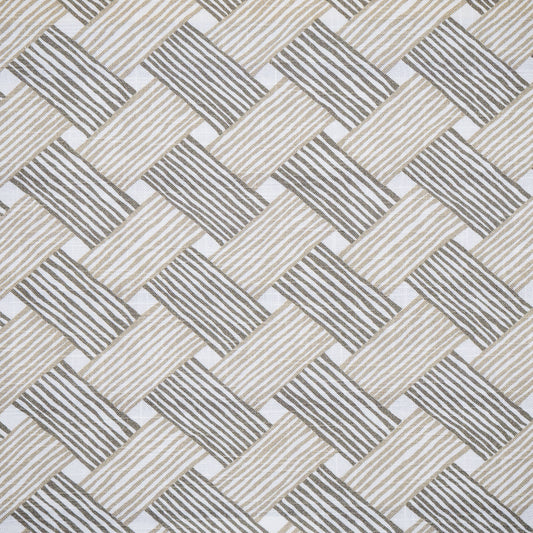 MAXWELL FABRICS  DRAPERY,MULTI- PATTERN  # 650 FRENCH GREY   - CIT650