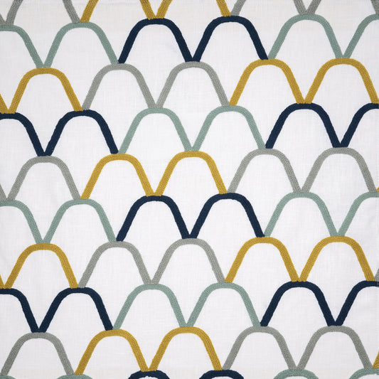 MAXWELL FABRICS  DRAPERY,MULTI- PATTERN  # 309 MARLIN   - PAM309