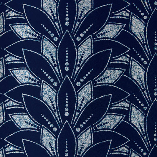 MAXWELL FABRICS  WALLPAPER - WP  # 01 MIDNIGHT   - 139FLOCK01