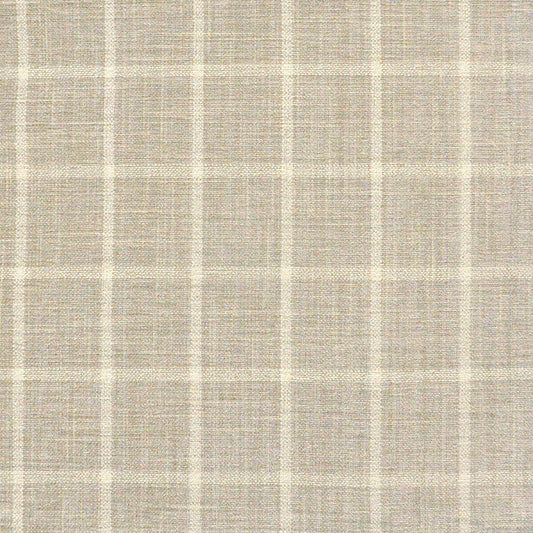 MAXWELL FABRICS  DRAPERY,MULTI-STRIPE,CHECK  # 606 FLAX   - WH3606