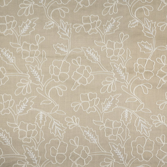 MAXWELL FABRICS  DRAPERY,MULTI- PATTERN  # 409 TEA   - AV9409