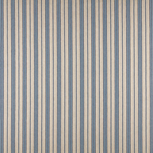 MAXWELL FABRICS  UPHOLSTERY STRIPES  # 603 BLUE JEANS   - SOL603
