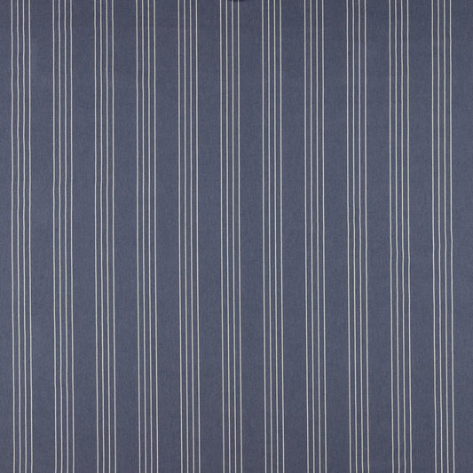MAXWELL FABRICS  UPHOLSTERY STRIPES  # 604 INDIGO   - CJI604