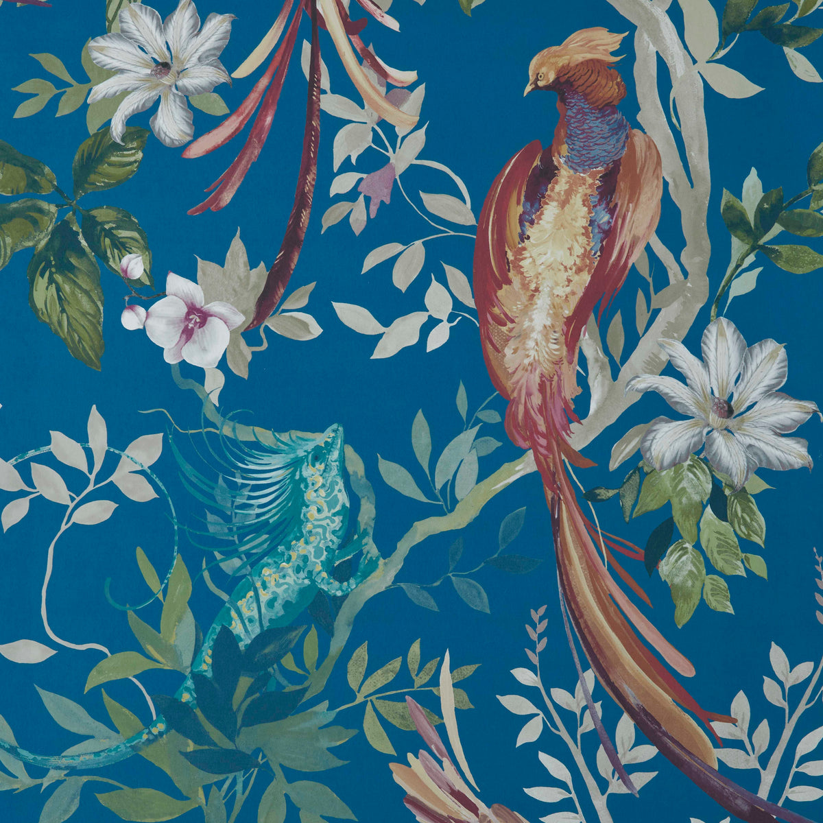 MAXWELL FABRICS  WALLPAPER - WP  # 04 ROYAL BLUE   - 210915704
