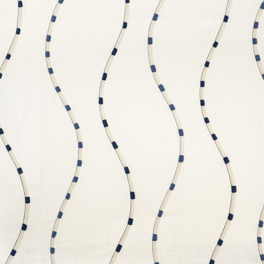 MAXWELL FABRICS  DRAPERY,MULTI- PATTERN  # 505 NAUTIC   - MB2505