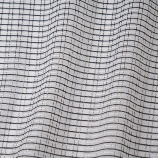 MAXWELL FABRICS  SHEER PATTERN  # 232 SILVERSTONE   - 295232