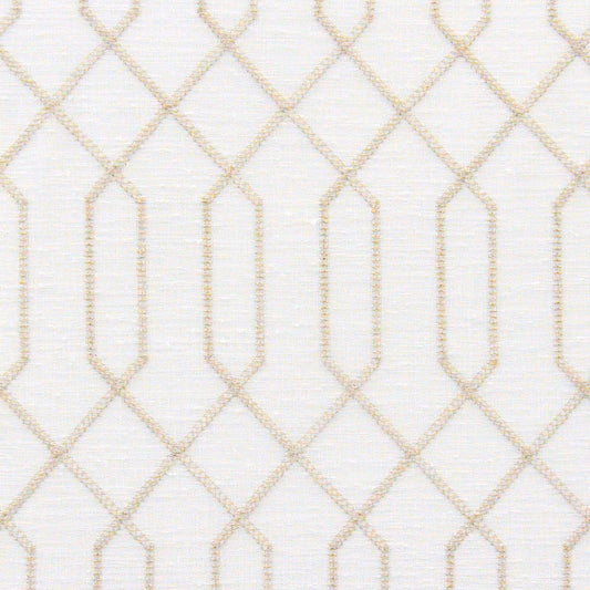MAXWELL FABRICS  SHEER PATTERN  # 530 SAND   - VB4530