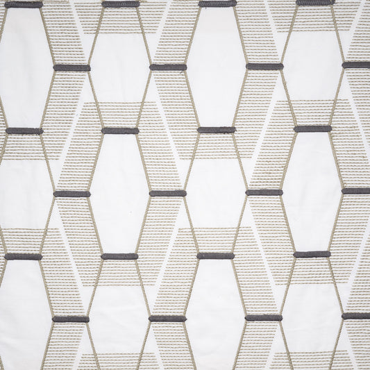 MAXWELL FABRICS  DRAPERY,MULTI- PATTERN  # 648 STONE   - PAS648