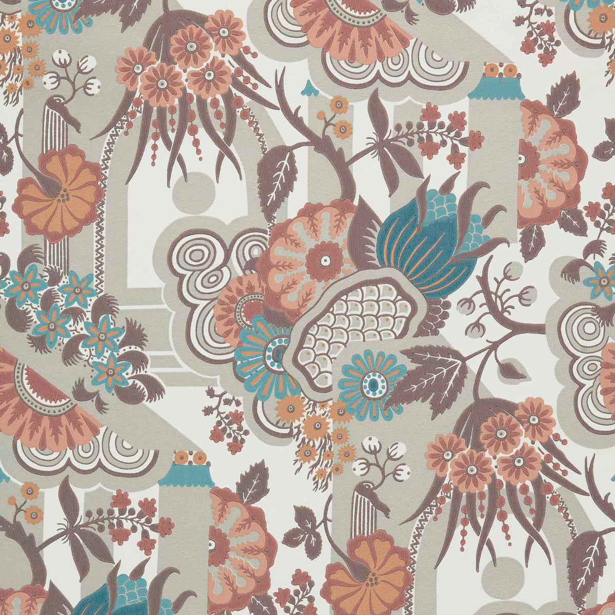 MAXWELL FABRICS  WALLPAPER - WP  # 03 APRICOT   - 241217503