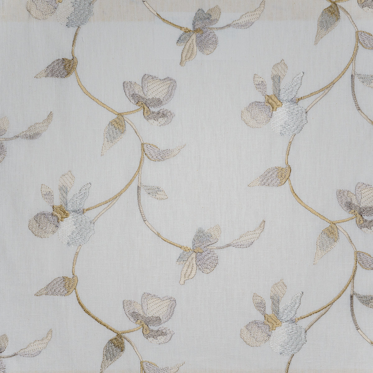 MAXWELL FABRICS  DRAPERY,MULTI- PATTERN  # 634 SILVER   - SO6634