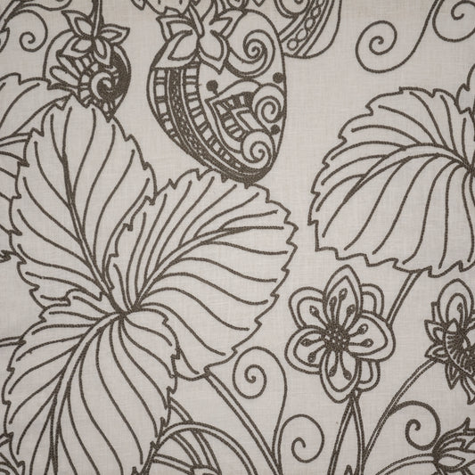 MAXWELL FABRICS  DRAPERY,MULTI- PATTERN  # 235 FOSSIL   - SO5235