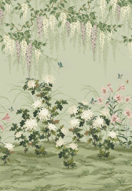 MAXWELL FABRICS  WALLPAPER - WP  # 03 PISTACHIO   - 251319103
