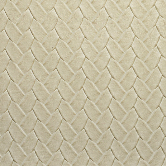 MAXWELL FABRICS  FAUX LEATHER  # 101 ALABASTER   - SHJ101