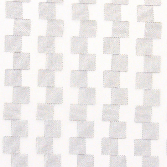 MAXWELL FABRICS  SHEER PATTERN  # 513 SILVER   - CHL513