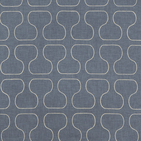 MAXWELL FABRICS  DRAPERY,MULTI- PATTERN  # 521 CADET   - DP8521