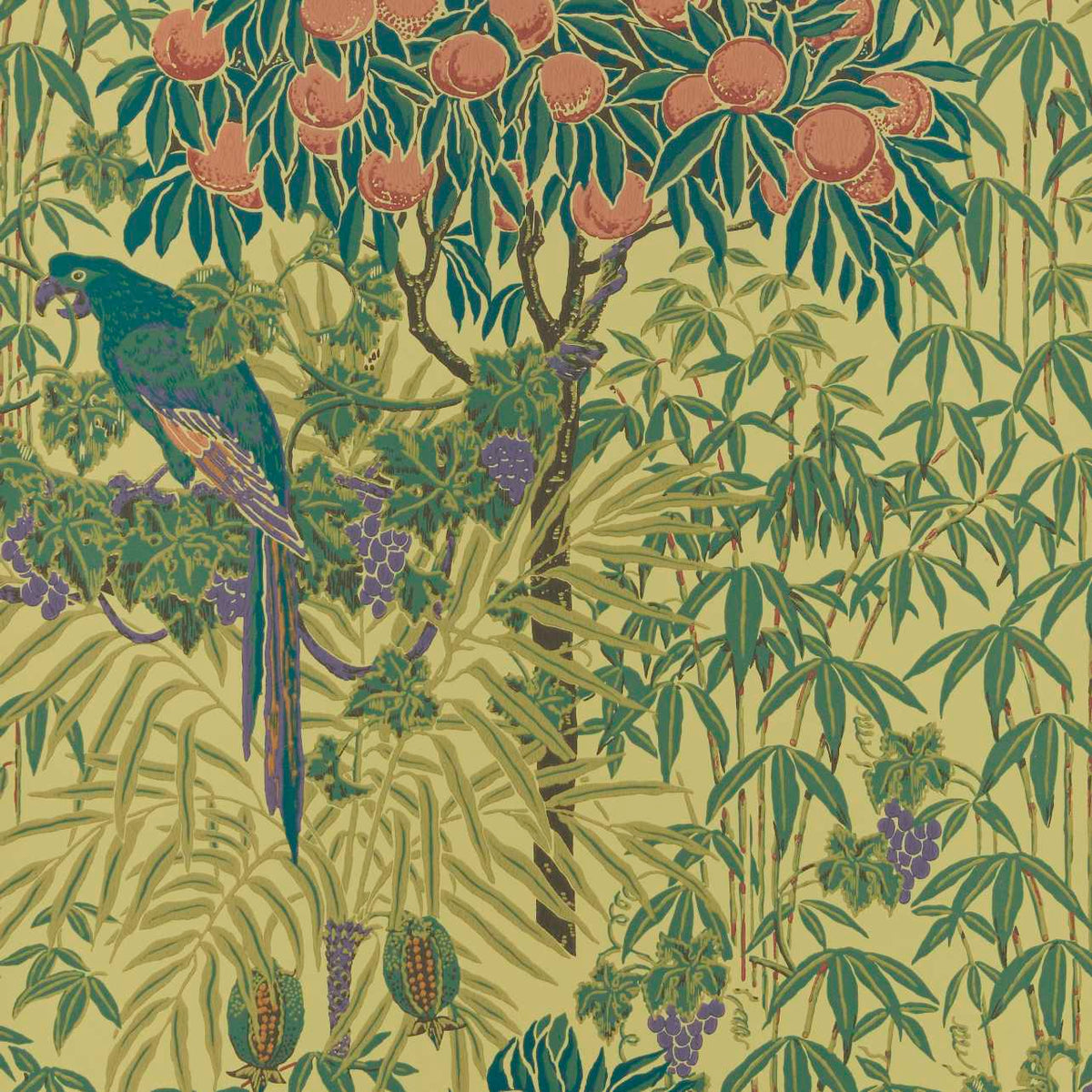 MAXWELL FABRICS  WALLPAPER - WP  # 03 VIVID YELLOW   - 231116703