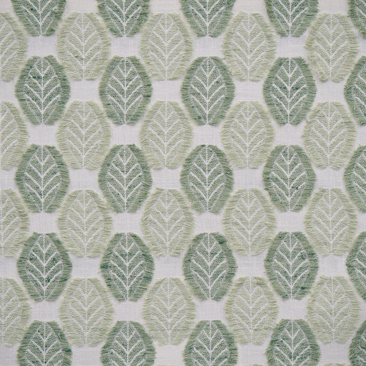 MAXWELL FABRICS  DRAPERY,MULTI- PATTERN  # 351 CELADON   - AU4351