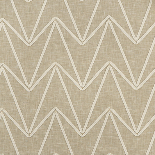 MAXWELL FABRICS  DRAPERY,MULTI- PATTERN  # 419 NATURAL   - MB3419