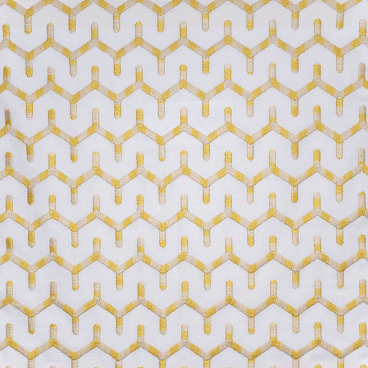 MAXWELL FABRICS  DRAPERY,MULTI- PATTERN  # 620 CANARY   - BEY620