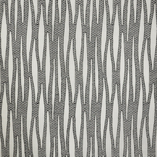 MAXWELL FABRICS  SHEER SOLID,TEXTURE  # 519 ZEBRA   - BEO519