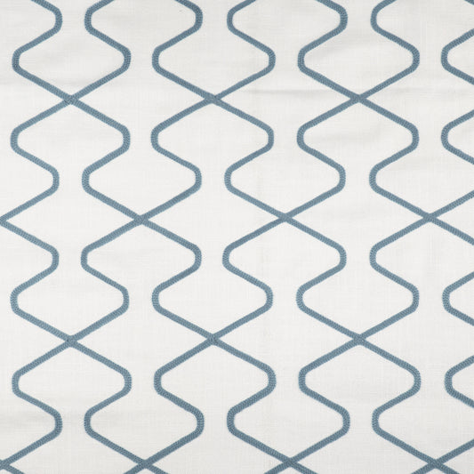 MAXWELL FABRICS  DRAPERY,MULTI- PATTERN  # 533 AZURE   - HN2533