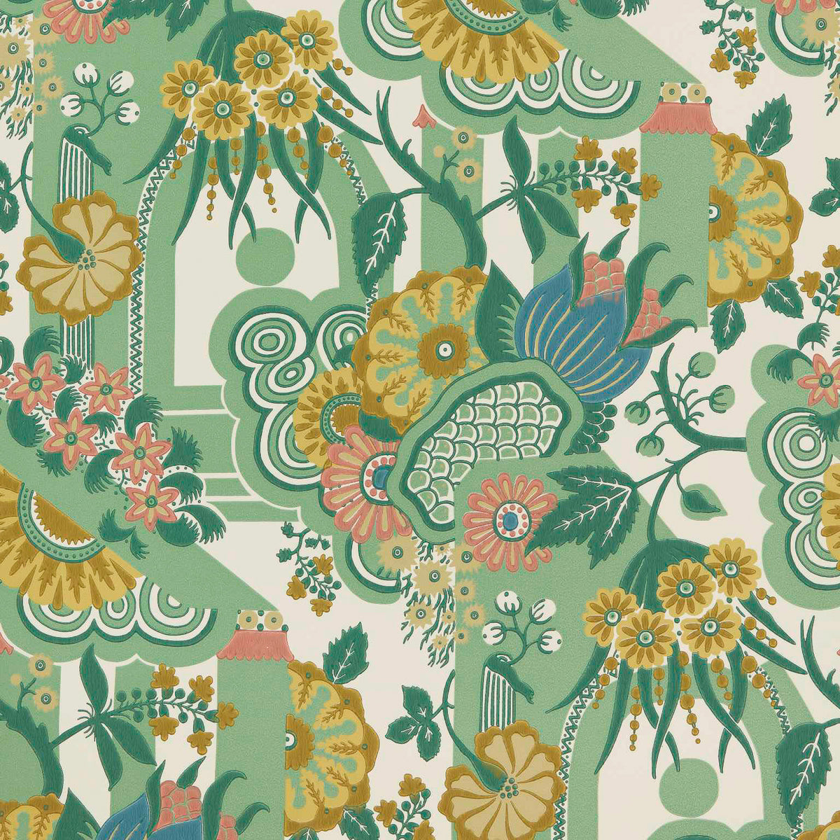 MAXWELL FABRICS  WALLPAPER - WP  # 02 VERDE   - 241217502