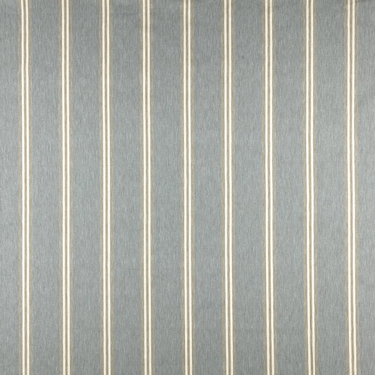 MAXWELL FABRICS  UPHOLSTERY STRIPES  # 610 AQUA   - AV3610