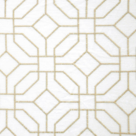 MAXWELL FABRICS  SHEER PATTERN  # 532 SILT   - RP2532