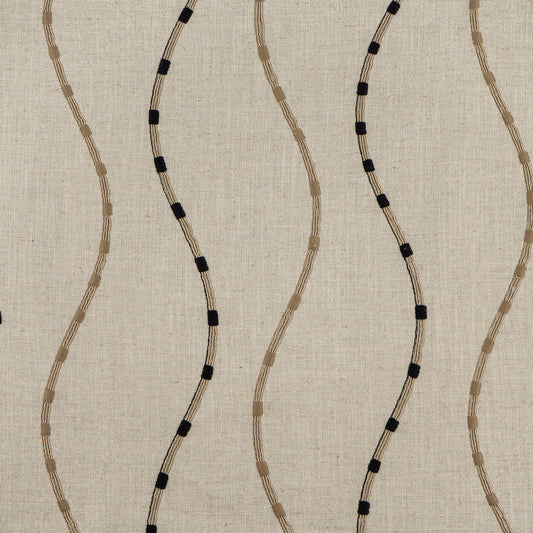 MAXWELL FABRICS  DRAPERY,MULTI- PATTERN  # 444 JET   - MB2444