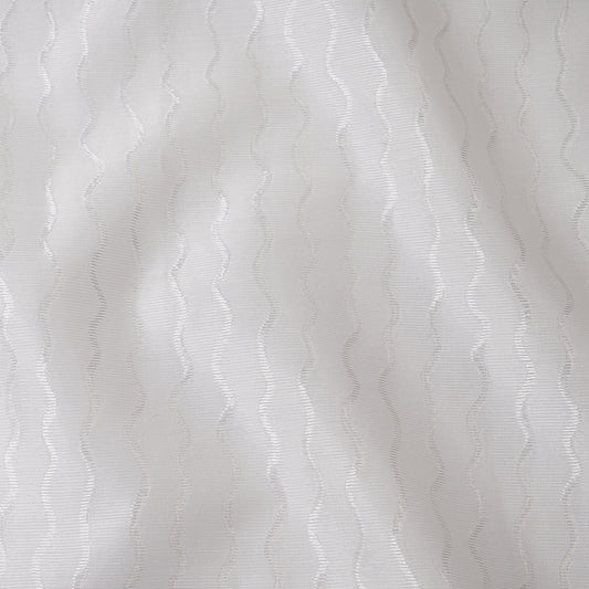 MAXWELL FABRICS  SHEER PATTERN  # 201 BLANC   - MAW201