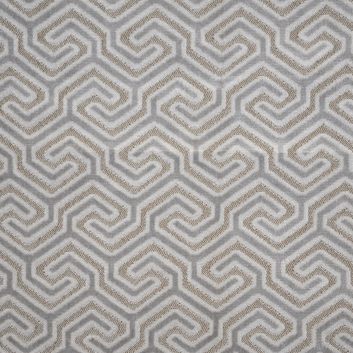 MAXWELL FABRICS  VELVET PATTERN  # 612 ALUMINUM   - GK1612