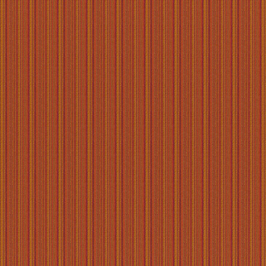 MAXWELL FABRICS  UPHOLSTERY STRIPES  # 513 PAPRIKA   - RO0513
