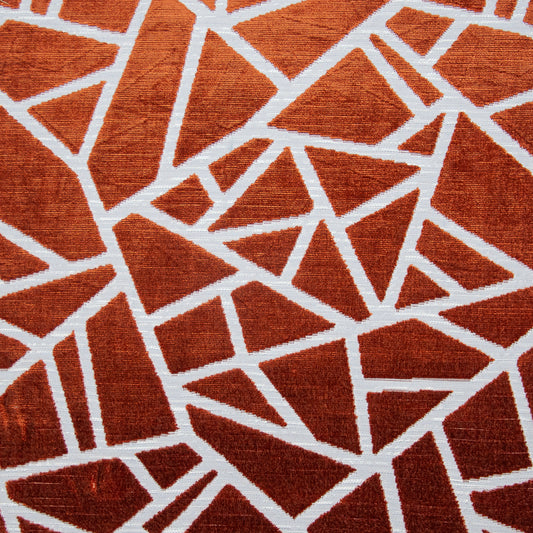 MAXWELL FABRICS  VELVET PATTERN  # 641 RUST   - TW1641