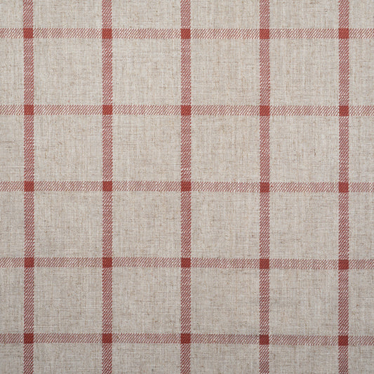 MAXWELL FABRICS  DRAPERY,MULTI-STRIPE,CHECK  # 764 CHERRY   - PB4764
