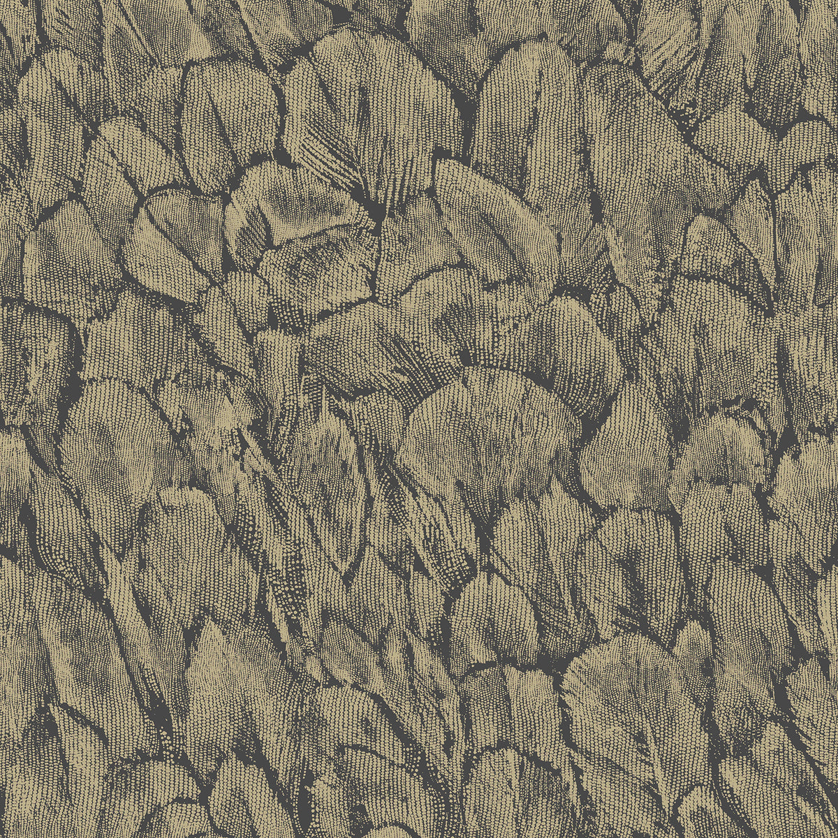 MAXWELL FABRICS  WALLPAPER - WP  # 01 JET   - 119FOIL01