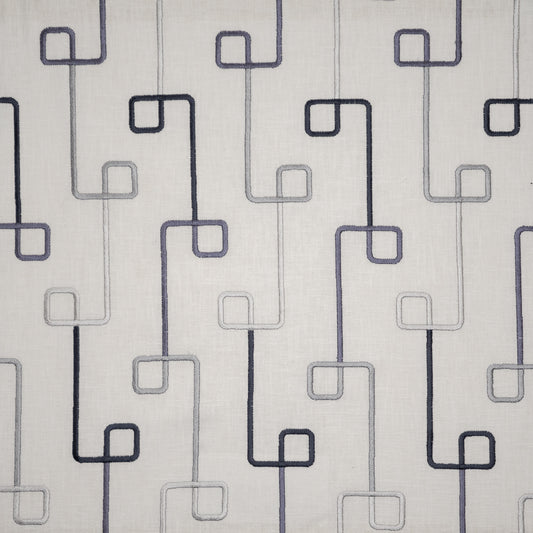 MAXWELL FABRICS  DRAPERY,MULTI- PATTERN  # 403 GUNMETAL   - CJD403