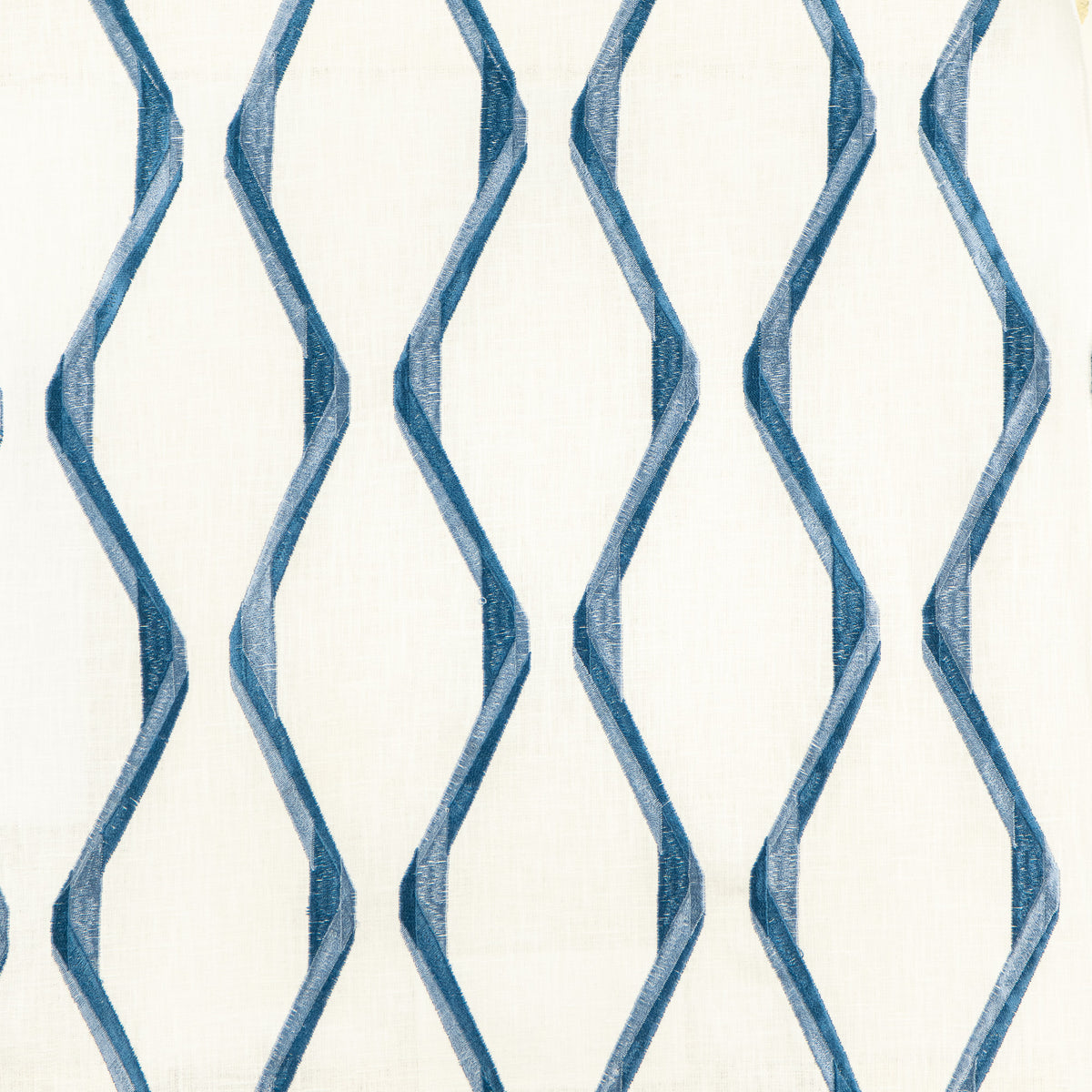 MAXWELL FABRICS  DRAPERY,MULTI- PATTERN  # 530 TIDE   - LT3530