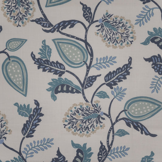 MAXWELL FABRICS  DRAPERY,MULTI- PATTERN  # 147 LAGOON   - MAS147