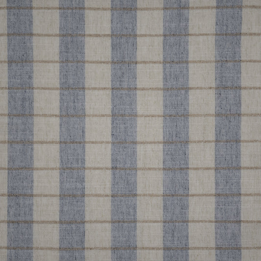 MAXWELL FABRICS  DRAPERY,MULTI-STRIPE,CHECK  # 114 ATLANTIC   - DP0114