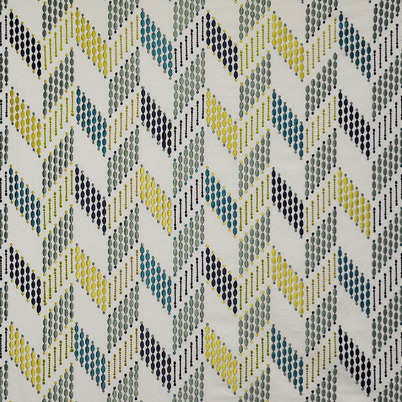 MAXWELL FABRICS  LINEN PATTERNS  # 627 PEACOCK   - LL8627