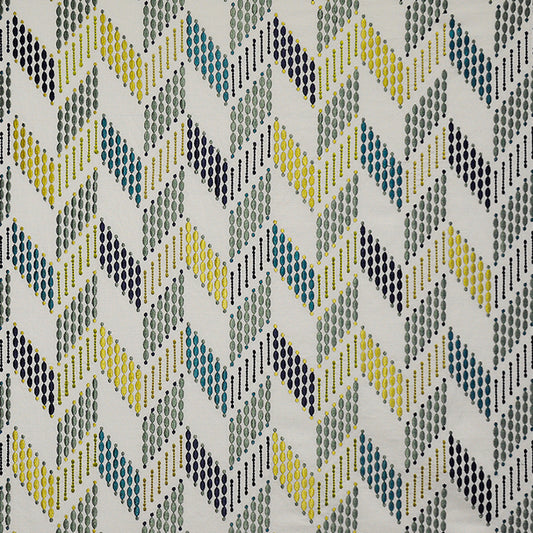MAXWELL FABRICS  LINEN PATTERNS  # 627 PEACOCK   - LL8627