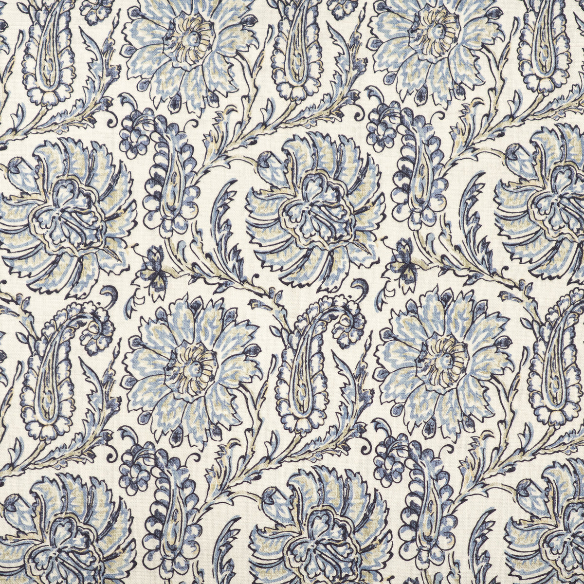 MAXWELL FABRICS  DRAPERY,MULTI- PATTERN  # 515 DENIM   - BFQ515