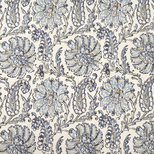 MAXWELL FABRICS  DRAPERY,MULTI- PATTERN  # 515 DENIM   - BFQ515