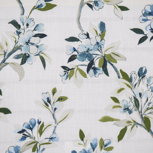 MAXWELL FABRICS  DRAPERY,MULTI- PATTERN  # 311 BLUEBELL   - CIX311