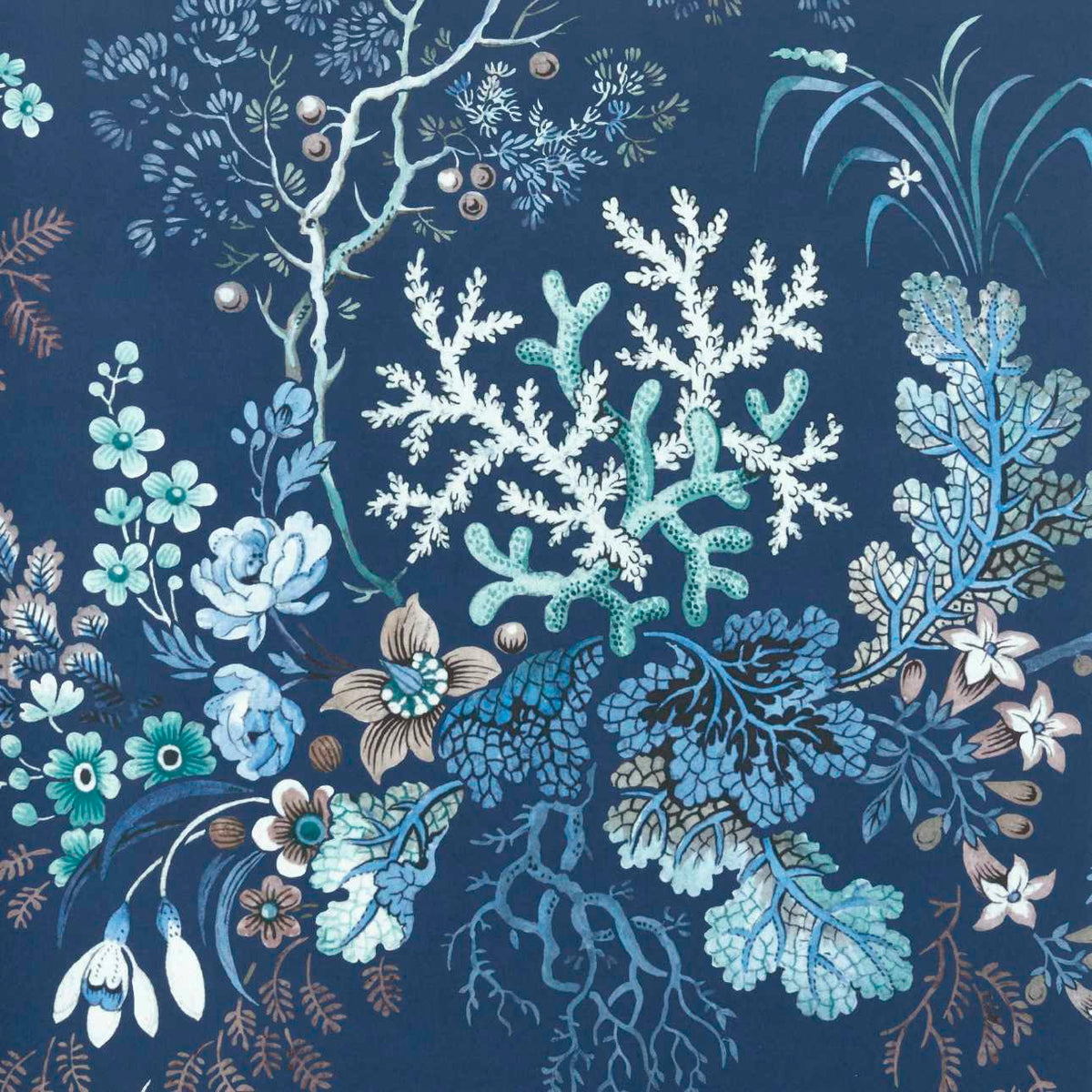 MAXWELL FABRICS  WALLPAPER - WP  # 03 OCEAN BLUE   - 231116603