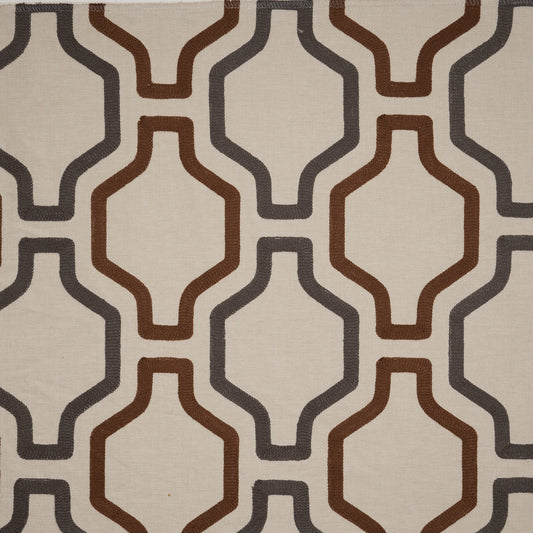 MAXWELL FABRICS  DRAPERY,MULTI- PATTERN  # 606 CAROB   - AU3606