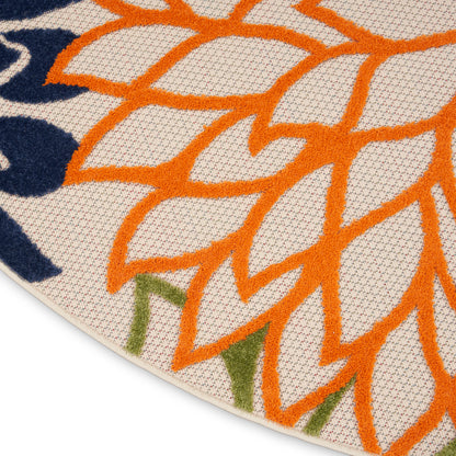 Nourison Rugs Nourison Home   Tropical 8' X Round    - 099446067197