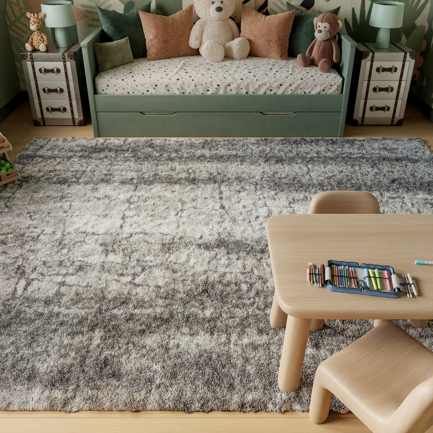 Nourison Rugs Nourison Home   Shag 9' X 12'    - 841491161579